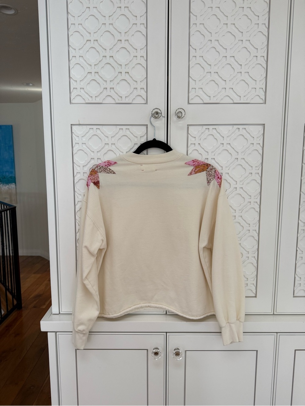 XIRENA Cream Embroidered Shoulder Star Sweatsuit - Picture 5 of 7